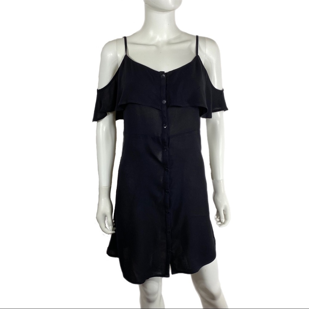 Roxy Hot Spring Streets Strappy Shoulder Ruffle Dress